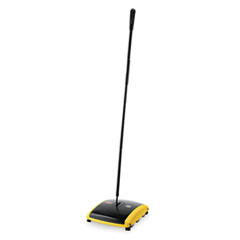 Dual Action Sweeper, Nylon
Bristle, 44&quot; Steel/Plastic
Handle, Black/Yellow - C-DUAL
ACTION SWEEPER