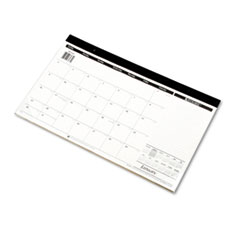 Compact Desk Pad, 17 3/4 x 10 7/8, White, 2015 -
