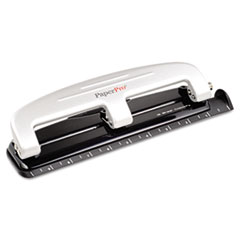 12-Sheet Capacity ProPunch
Compact Three-Hole Punch,
Rubber Base, Black/Gray -
PUNCH,PPRO 3 HOLE,GY
