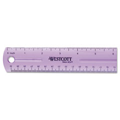 12&quot; Jewel Colored Ruler - RULER,12&quot;PLASTIC,AST