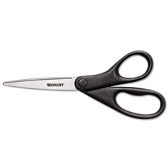 All Purpose Design Line Straight Scissors, Metallic