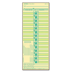 Time Card for Lathem, Bi-Weekly, Two-Sided, 3-1/2 x