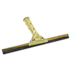 Golden Clip Brass Squeegee
Complete, 12&quot; Wide -
C-SQUEEGEE, WINDOW 12&quot; GOLDEN
CLIP BRASS