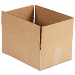 Corrugated Kraft Fixed-Depth Shipping Carton, 9w x 12l x