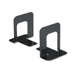 Economy Bookends, Nonskid, 4 3/4 x 5 1/4 x 5, Heavy Gauge