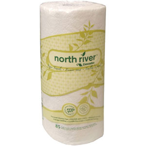 NORTH RIVER 2-PLY KITCHEN ROLL TOWEL 85 SHEETS/ROLL